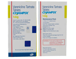 Varenicline 1 mg (Champix)